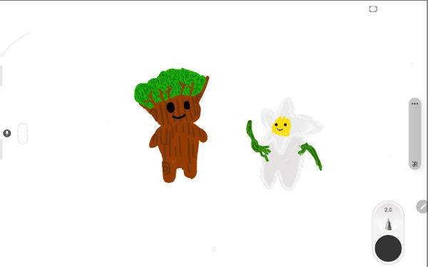 나무 = 트무      꽃 = 려니 이미지